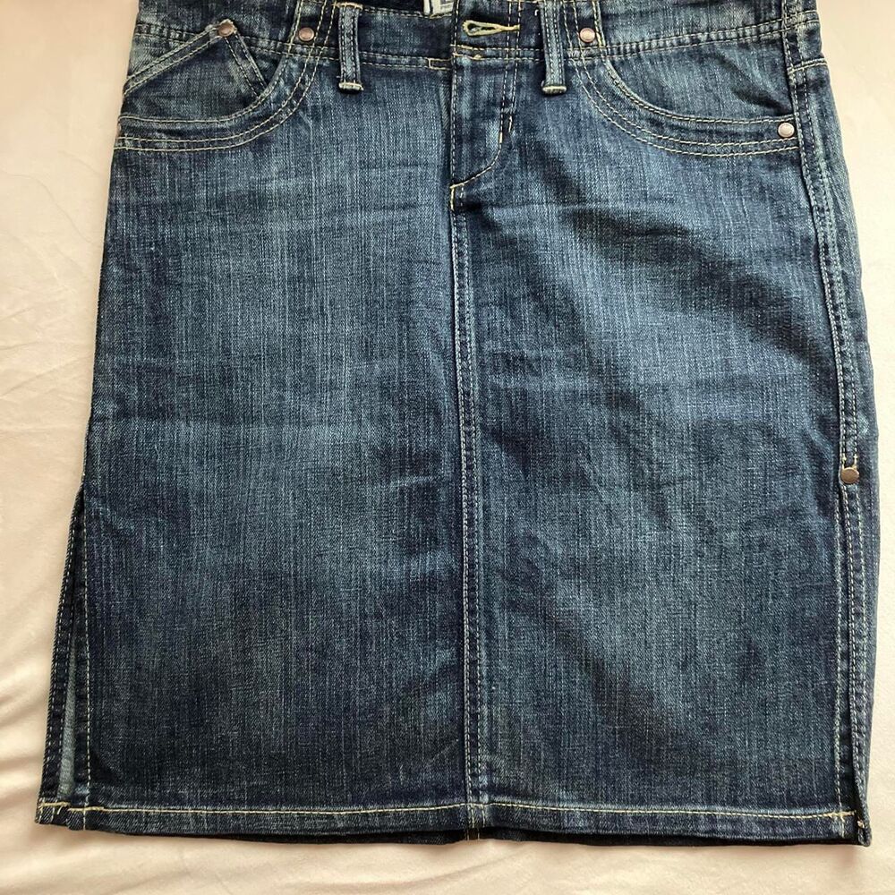 Y2K Vintage Express Denim Skirt
